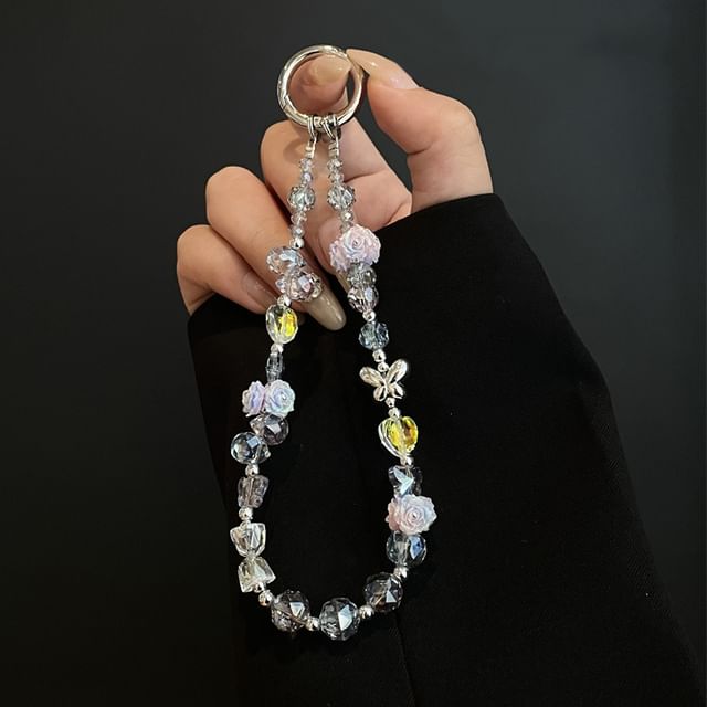 Flower with Phone Pad Lanyard