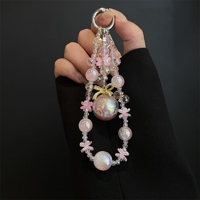 Faux Pad with Lanyard Phone Pearl