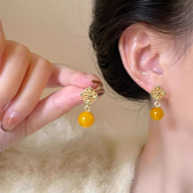 Earring Ball Dangle