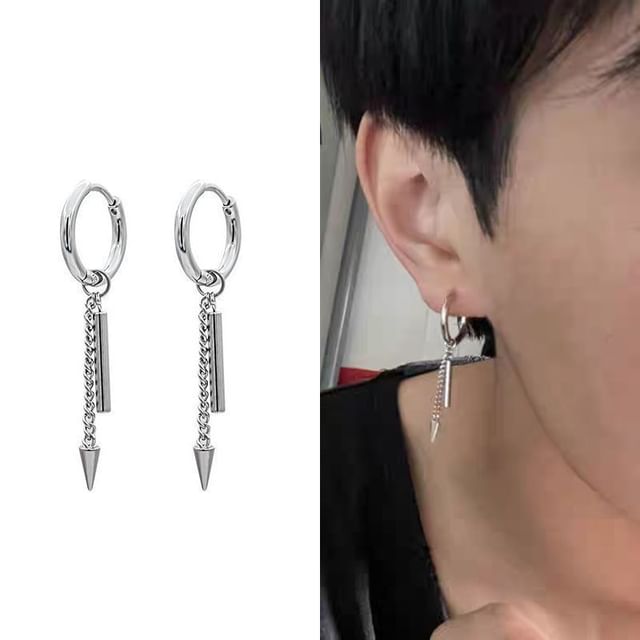Earring Hoop Drop Bar Spike