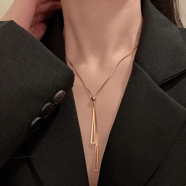 Pendant Necklace Triangle
