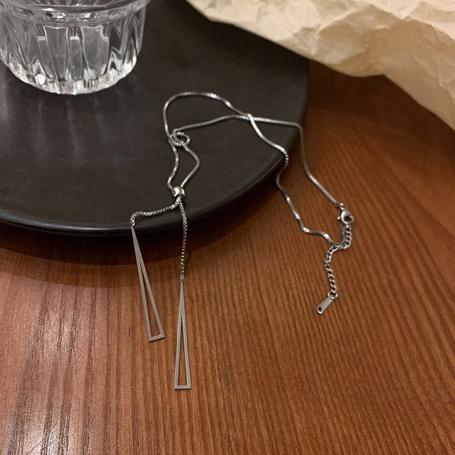 Pendant Necklace Triangle