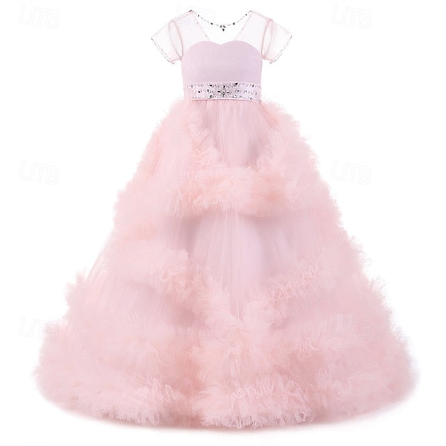 Kid's Princess Dress Girls' Girl Flower