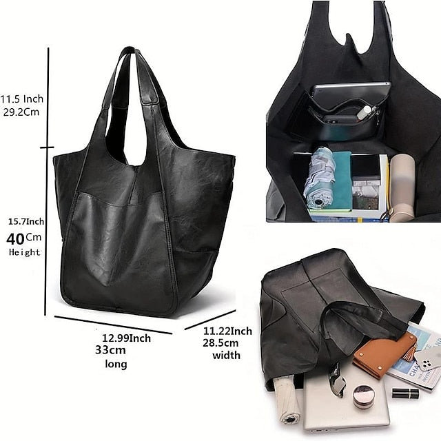 Sac à main en cuir PU pour femme et homme