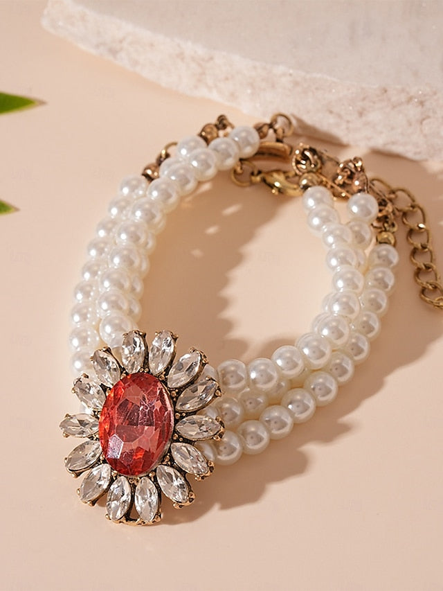 Earrings Women's Pearl Set Jewelry with