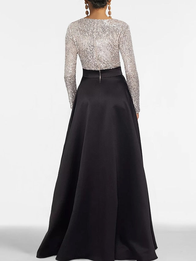 Length Dress Formal Elegant Long Gown A-Line Floor Evening