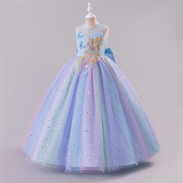 Dress Girls' Kid's Girl Flower Princess