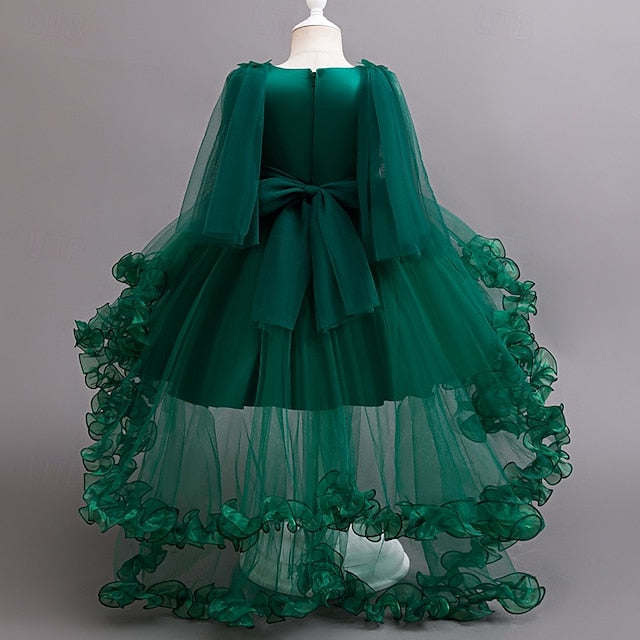 Girls' Wedding Girl Party Dress Flower Formal