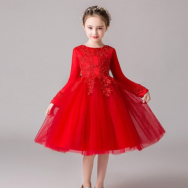 Kid's Girls' Dress Princess Flower Girl