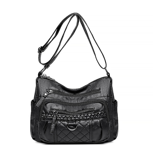 Sac à bandoulière en cuir PU pour femme
