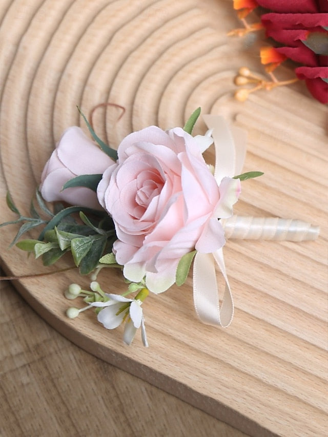 Wedding Corsage and Boutonniere Artificial Elegant – Wrist