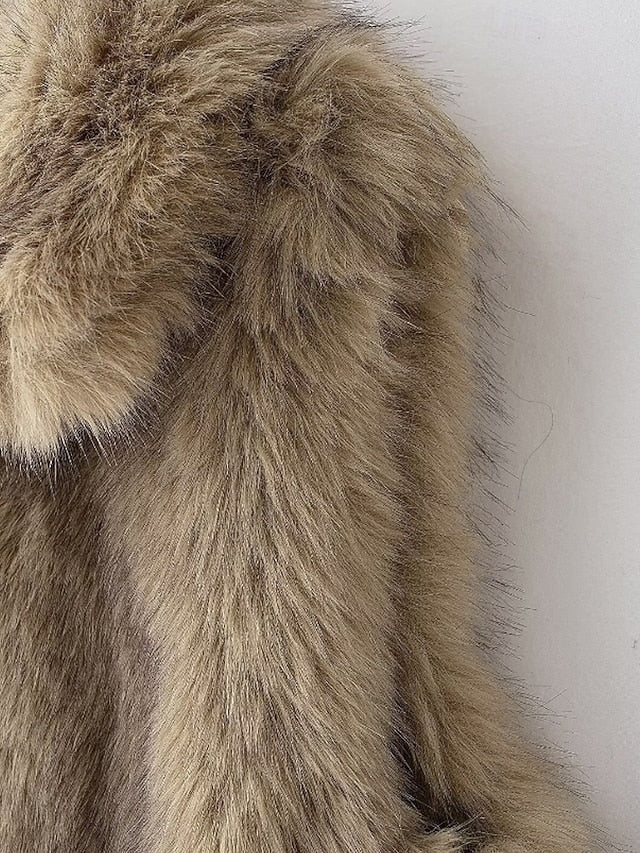 Furs Coat Fur Faux Vest Comfortable Leathers Women's
