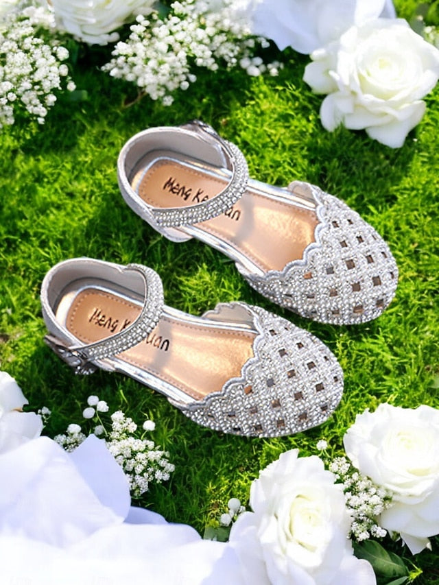 Rhinestone �?Shoes Jane Girls' Sparkly Scalloped Mary