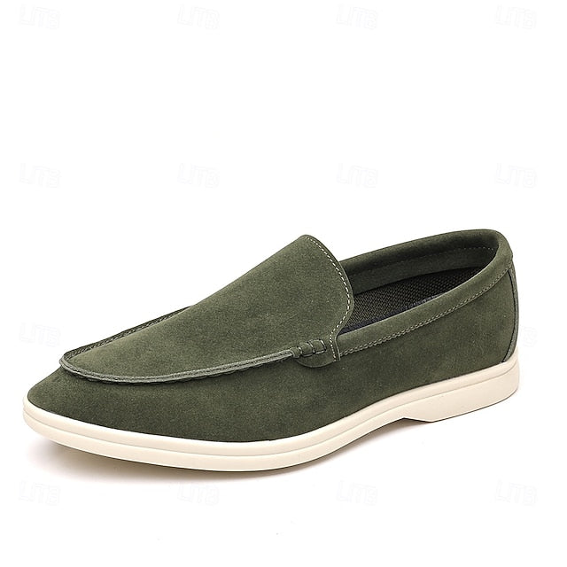 Loafers – Slip-On Faux Casual Blue Men's Light Breathable