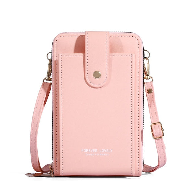Handy PU Damen Tasche Schulter Crossbody