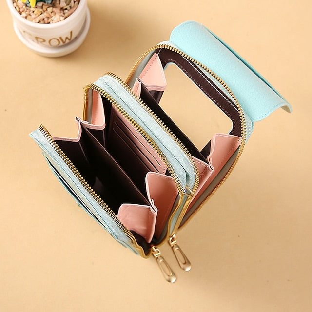 Women's Crossbody Mobile Purse Phone Bag Coin Wallet