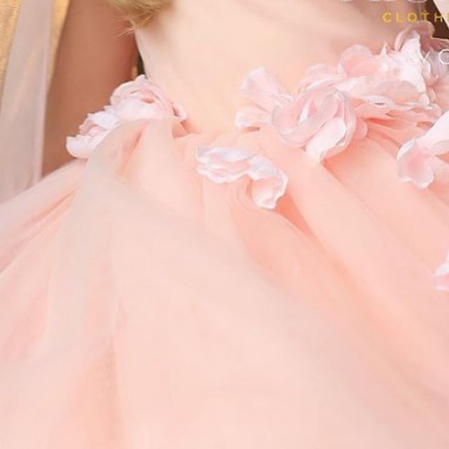Dress Sleeveless Summer Wedding Sequin Spring 3D Girls'