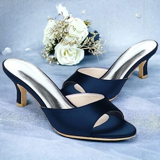 Toe Open Heel Shoes Women's Wedding Sandals Kitten