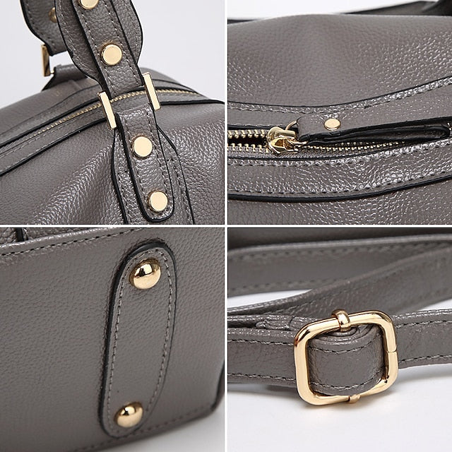 Sac à main en PU pour femme, bandoulière, Boston