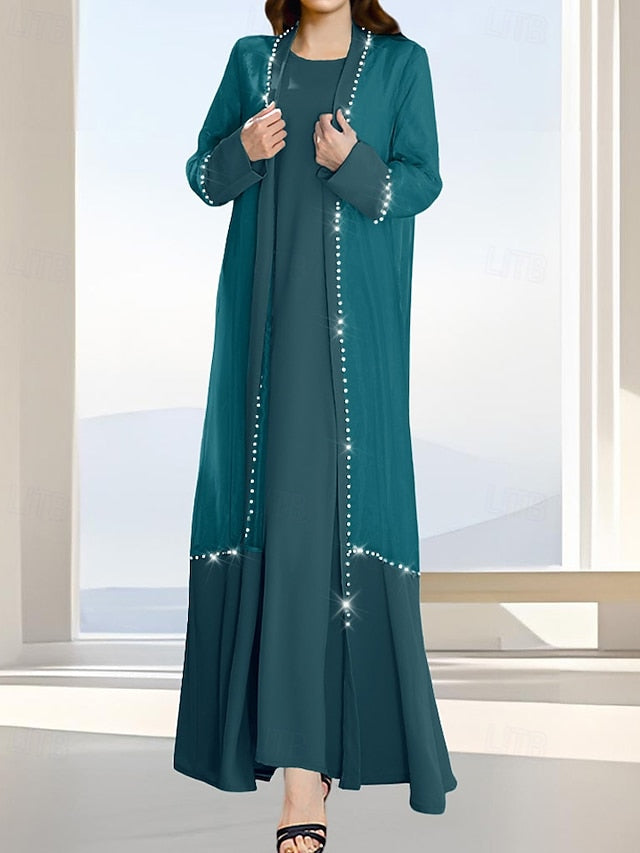 of Elegant Piece Bride Formal Mother A-Line Two the Simple Dress