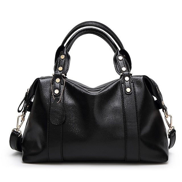 Sac à main en PU pour femme, bandoulière, Boston