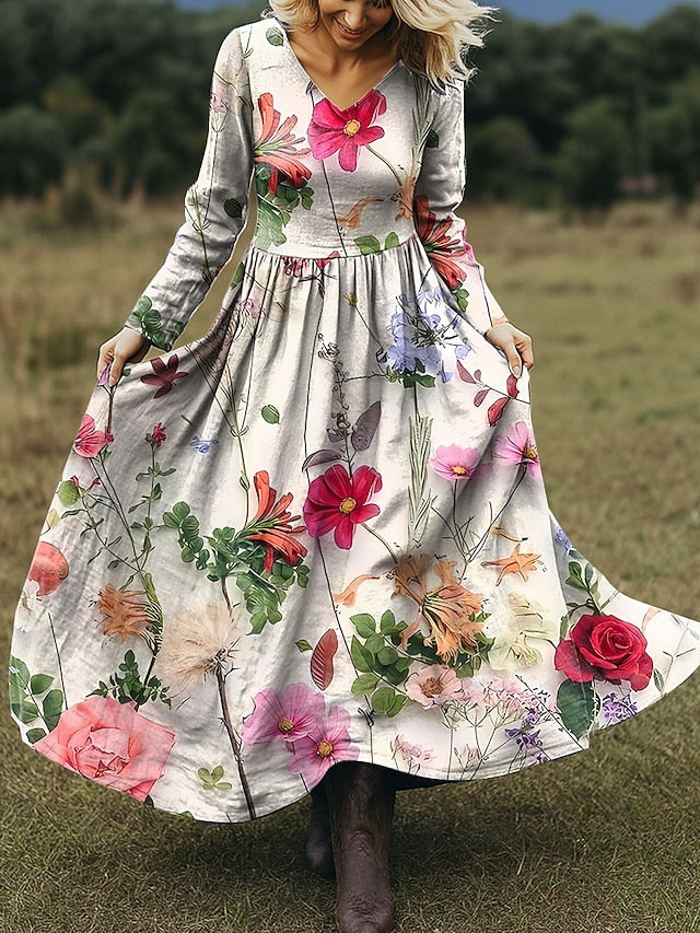 Women's Maxi Dress A Line Dress Vacation Casual Boho Beach