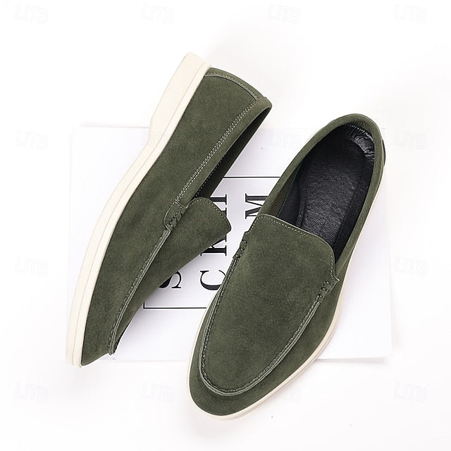 Loafers – Slip-On Faux Casual Blue Men's Light Breathable