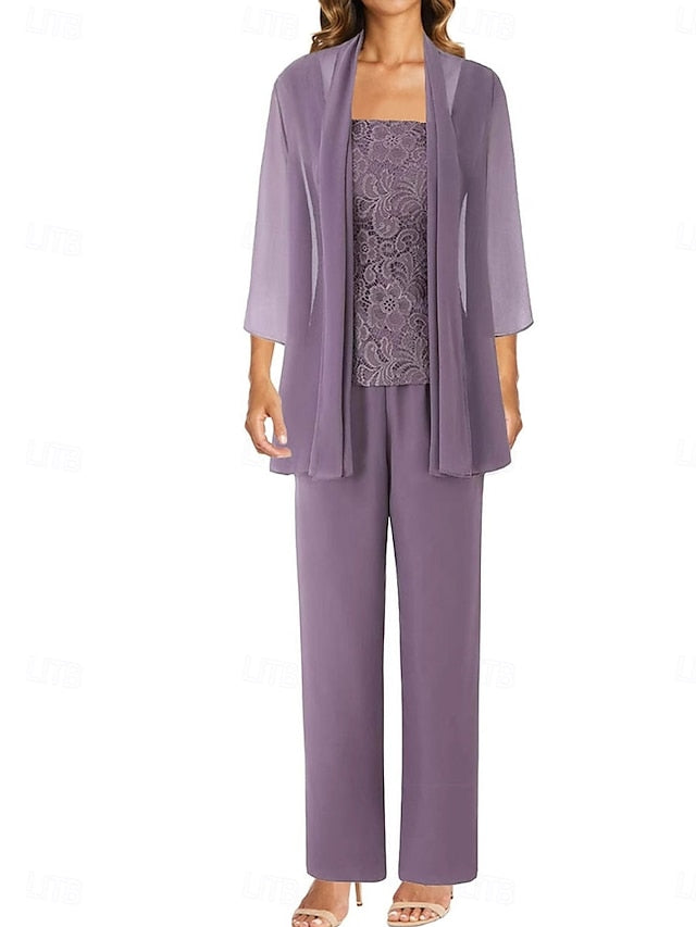 of Mother Bride Guest Dress Pantsuit Elegant Simple Wedding the