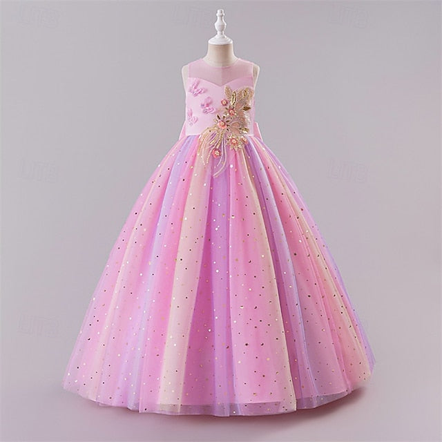 Dress Girls' Kid's Girl Flower Princess