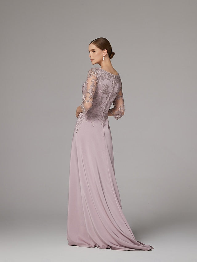 Wedding of Dress the Mother Bride Elegant Sheath Beach
