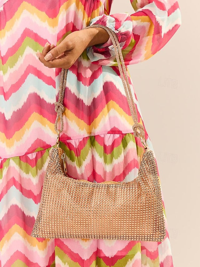 Elegant Women's Rhinestone – Evening Bag Handbag Shoulder