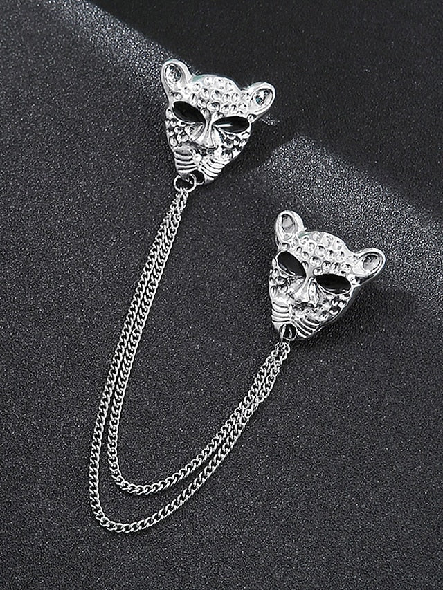 Brooch Deer Men's Lapel Pin Christmas with