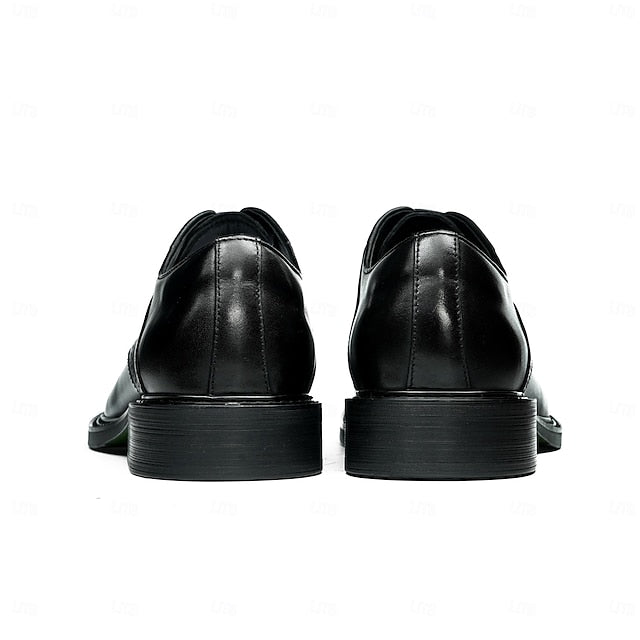 First Oxford Genuine Shoes- Men's Dress Layer Leather