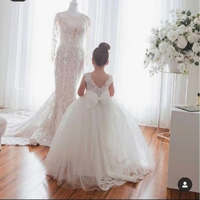 Girls' Party Girl Communion Flower Dress First