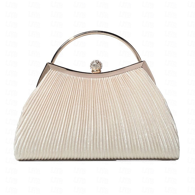 Evening Blue Clutch Women's Pleated Navy – Velvet Elegant