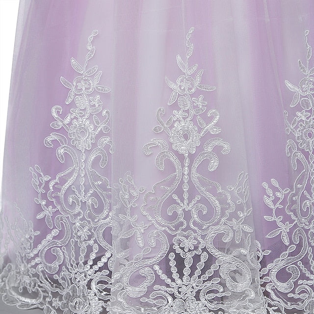 Kids Flower Girl Girls' Sleeveless Dress Wedding