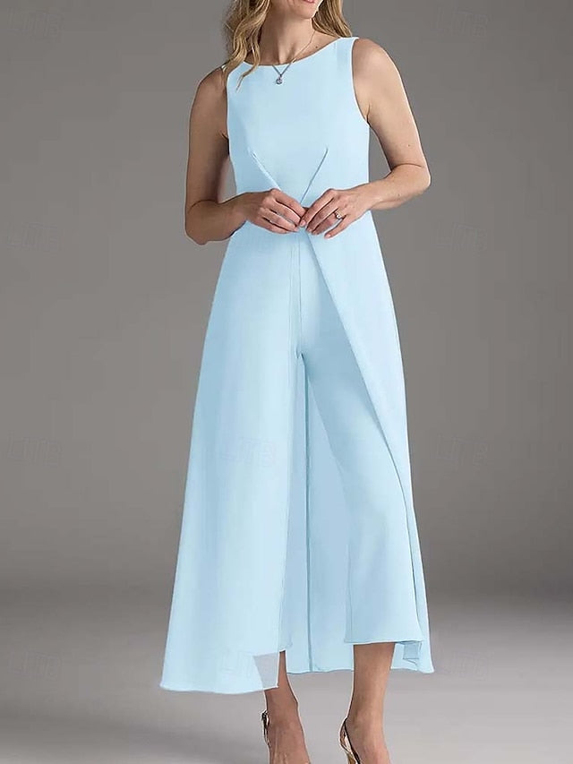 Guest Bride Mother Wedding of Simple the Jumpsuit Elegant