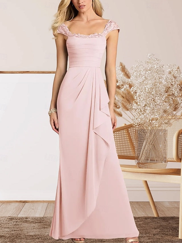 Bride A-Line Mother of the Dress Elegant Wedding Guest