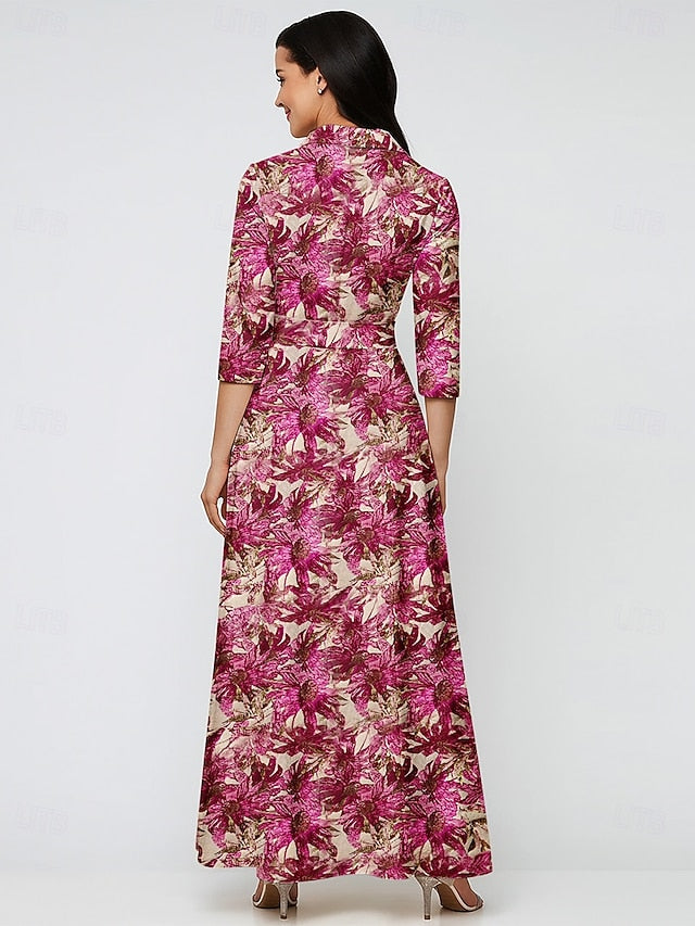 the Jacquard A-Line Elegant Gown Bride Evening Mother of Brocade