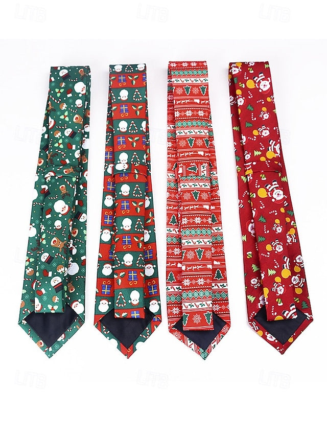 – Festive Holiday Neckwear Christmas Men's Ties and Fun