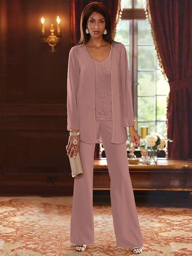 of Pantsuit Bride the Wedding Beach Piece 3 Formal Mother
