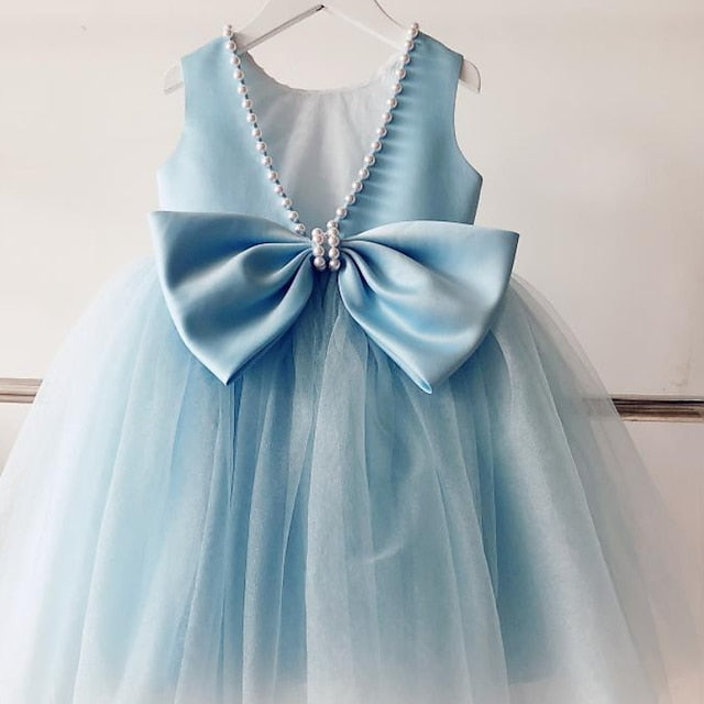Wedding Party Flower Dress Girls' Princess Girl