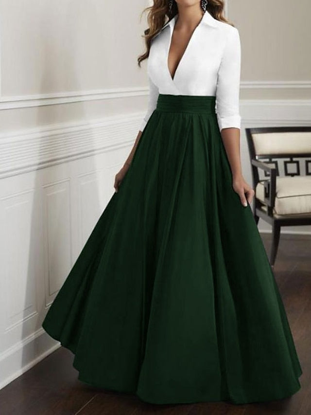 Elegant Bride Dress A-Line Guest the Wedding of Mother