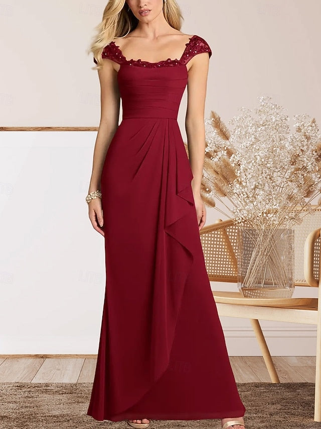 Bride A-Line Mother of the Dress Elegant Wedding Guest