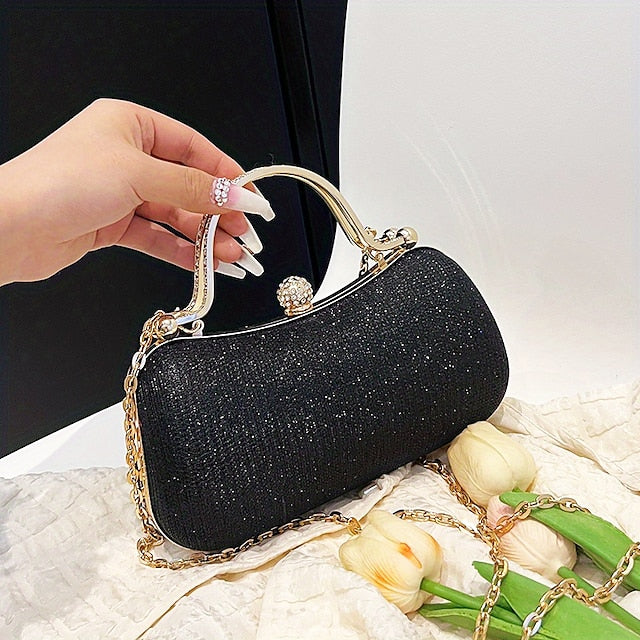 Sac à main en cuir pour femme, pochette de soirée en PU