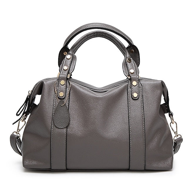 Sac à main en PU pour femme, bandoulière, Boston