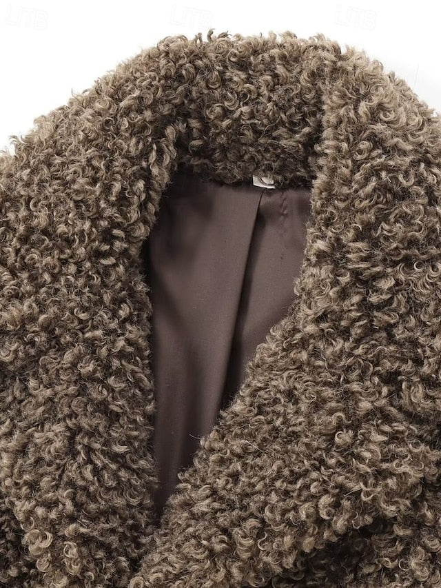 Warm Coat Teddy Fur Comfortable Women's Faux Furs