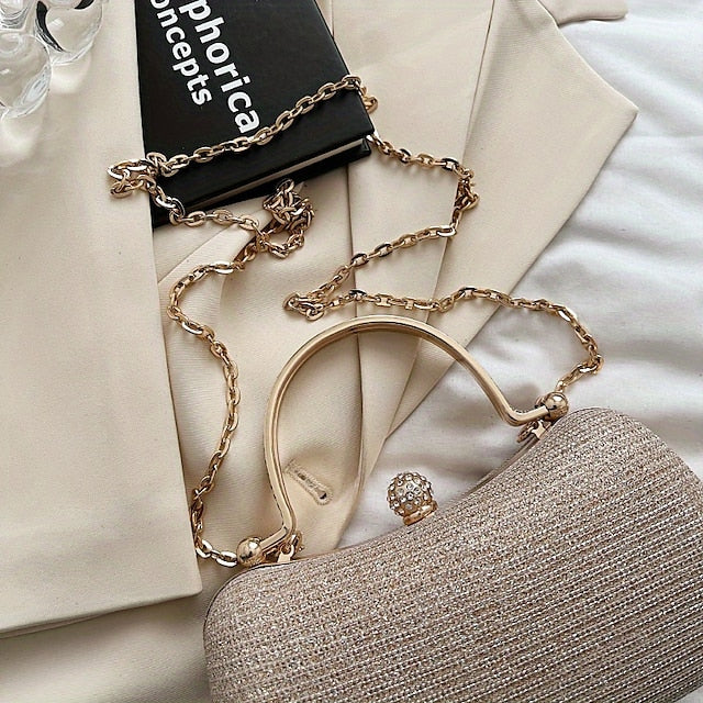 Sac à main en cuir pour femme, pochette de soirée en PU