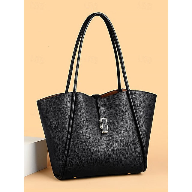 Leder Grün Tasche Tote Faux Damen