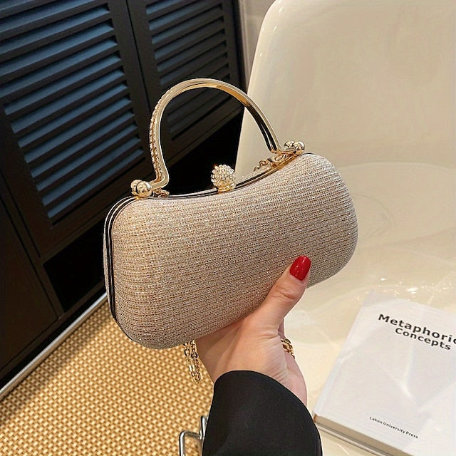 Sac à main en cuir pour femme, pochette de soirée en PU
